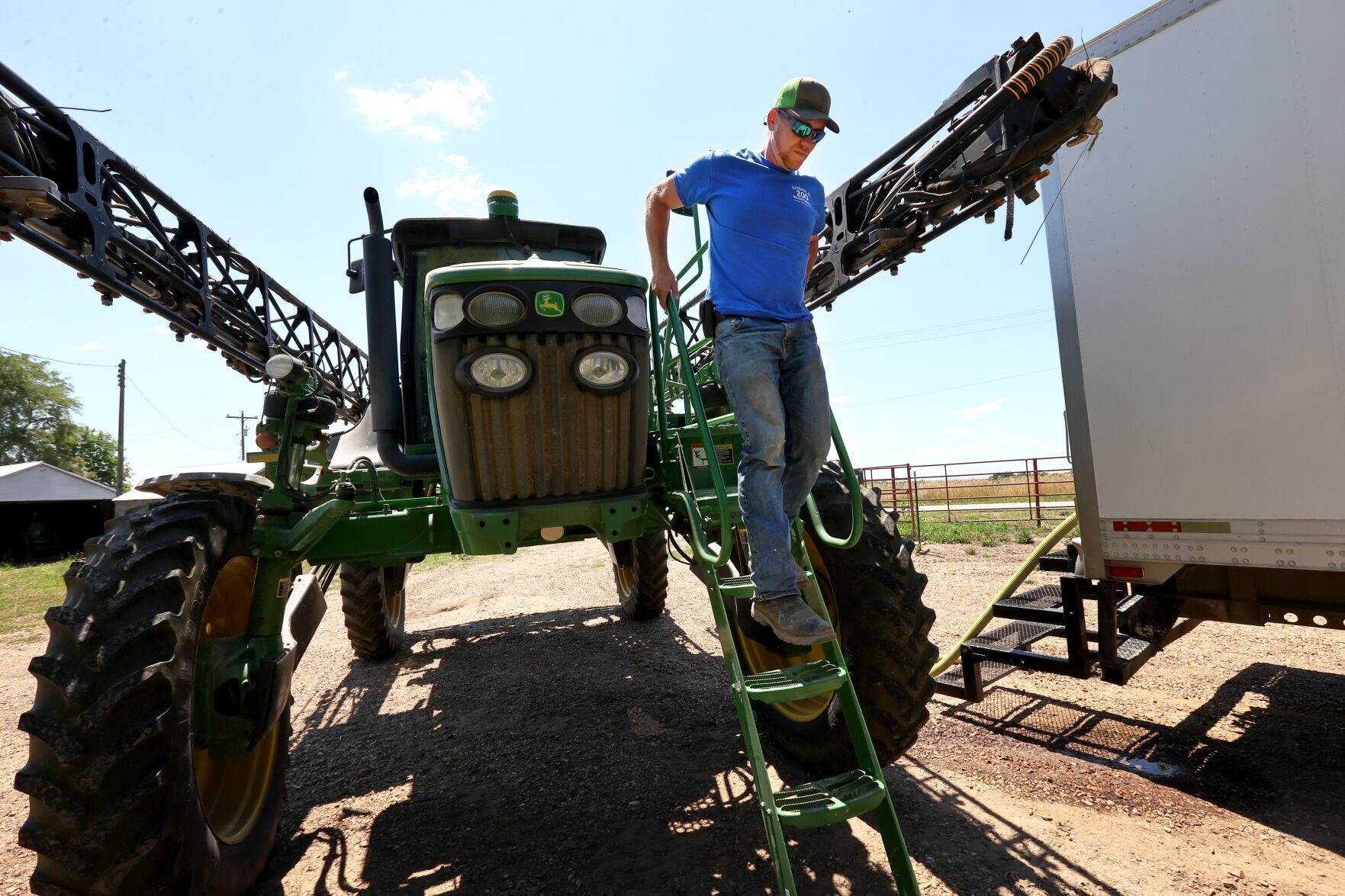 GPS guides farm tractors through fields